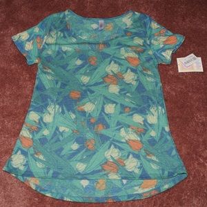 LuLaRoe small tulip floral Classic T